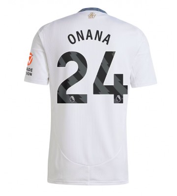 Aston Villa Amadou Onana #24 Replika Udebanetrøje 2024-25 Kortærmet
